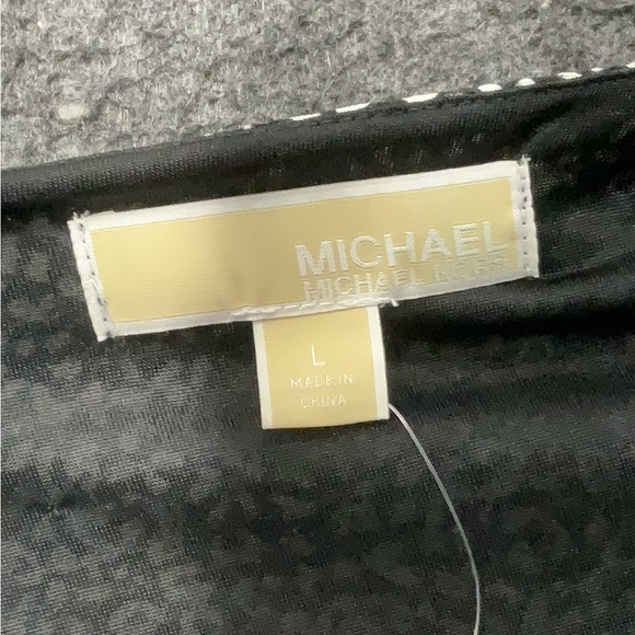 NWT Michael Kors Black and White Wrap Dress - Picture 5 of 6